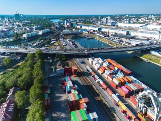 Mannheim Hafen Deutschland