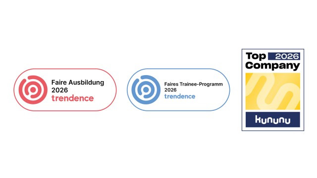Siegel Faire Ausbildung, Faires Trainee-Program, kununu Top Company (2026)