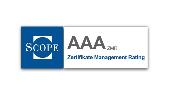 Scope AAA (ZMR) Zertifikate Management Rating LBBW 