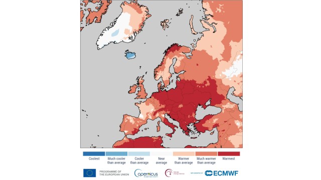 Temperaturabweichungen vom langjährigen Mittelwert