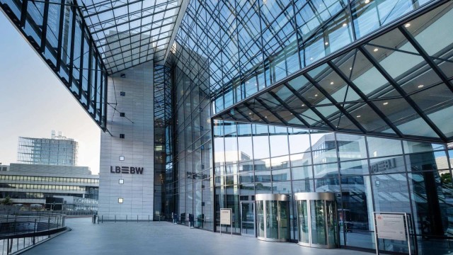 LBBW building at the main station Main entrance