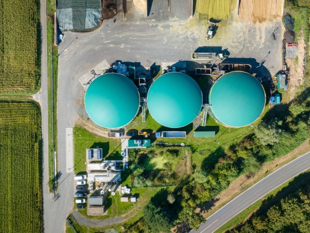 Biogas Bioenergie mit einer Biomethananlage