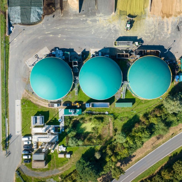 Biogas Bioenergie mit einer Biomethananlage