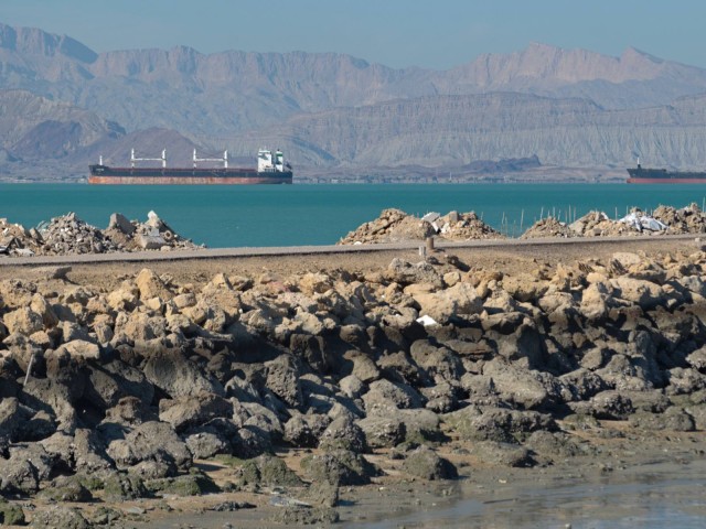  Gro&szlig;e Fracht- und Tankschiffe Persischer Golf, Iran