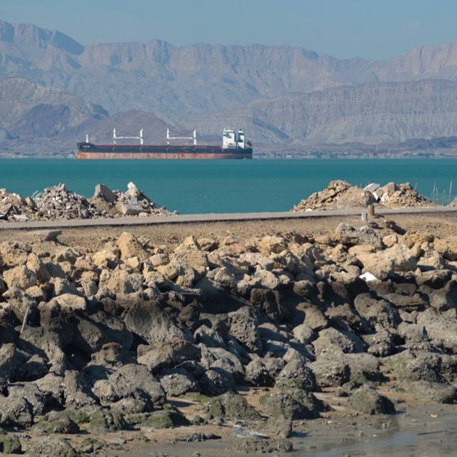  Gro&szlig;e Fracht- und Tankschiffe Persischer Golf, Iran