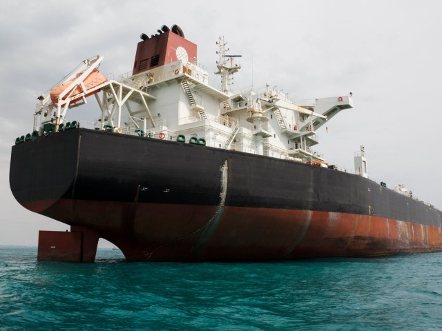 Ein &Ouml;ltanker im im Persischen Golf