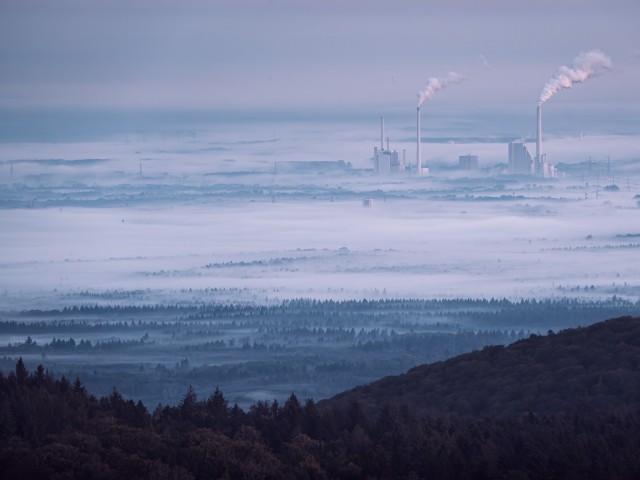 Rheinhafendampfkraftwerk bei Karlsruhe