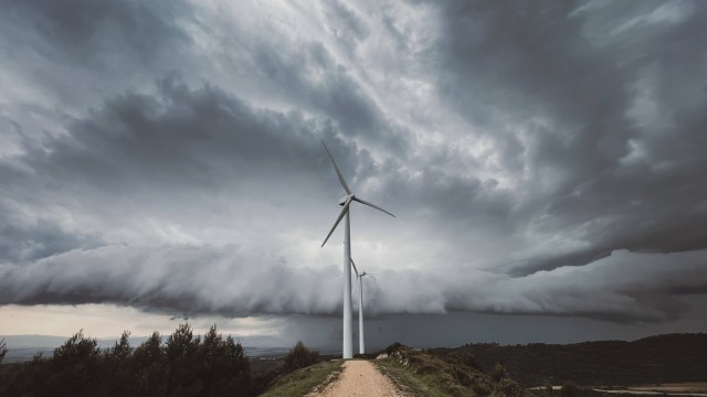 Windenergie Wolke Dunkelflaute