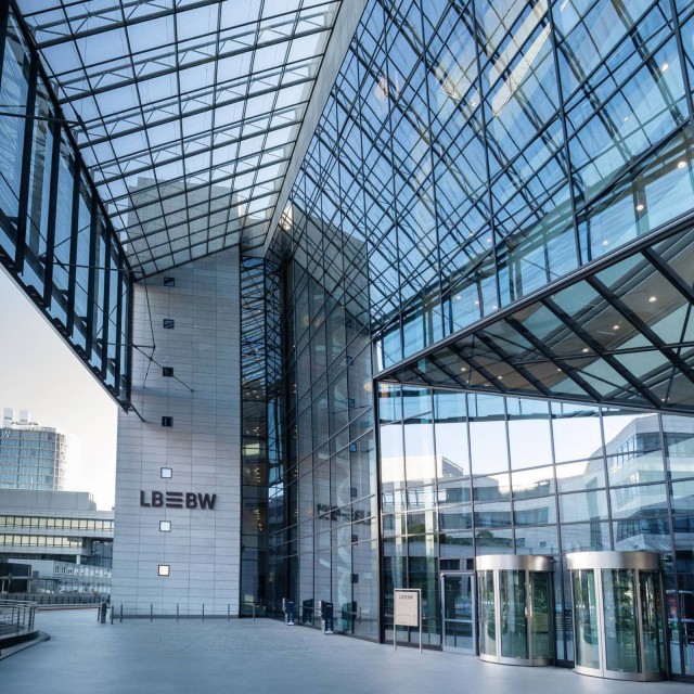 LBBW building inner courtyard
