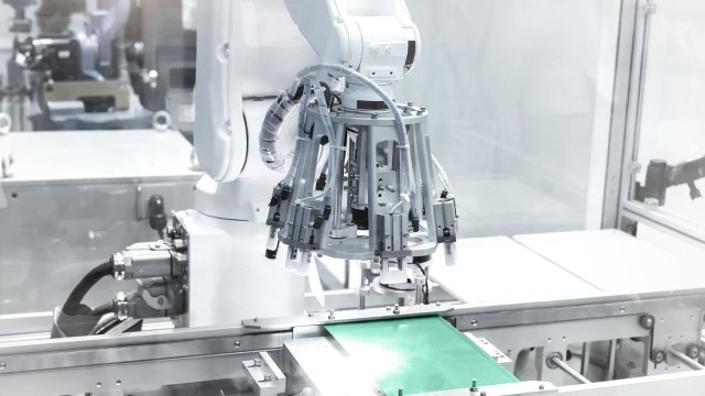 Roboterarm im Einsatz