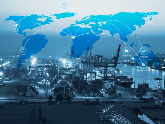 Die Weltwirtschaft vernetzt