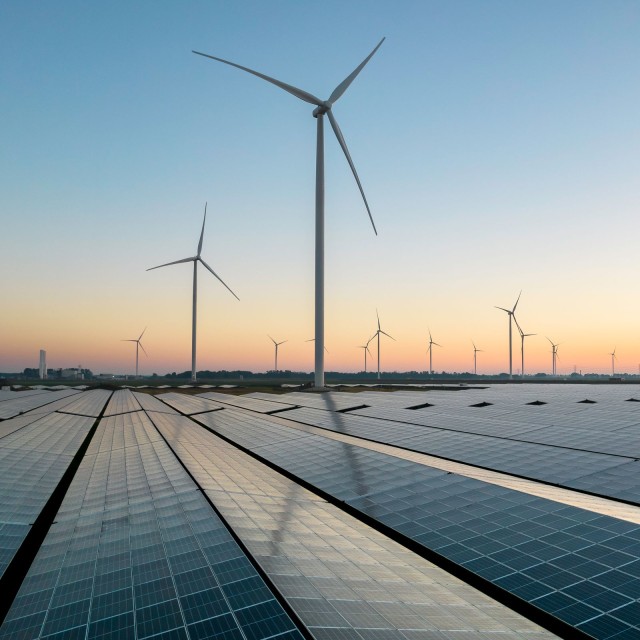 Windkraftanlagen und PV-Anlage