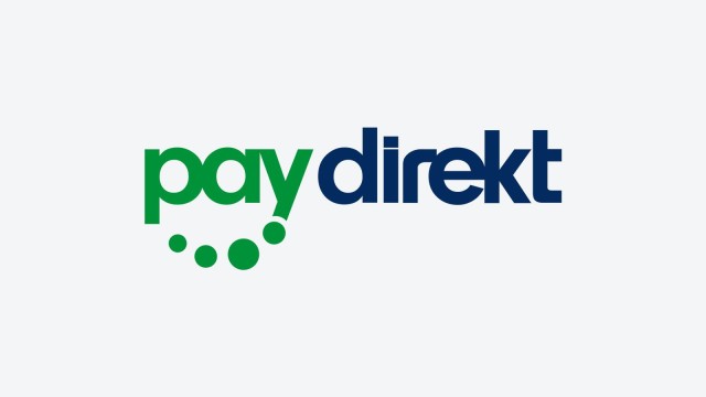 Logo von paydirekt, sichere Bezahlmethode im Internet