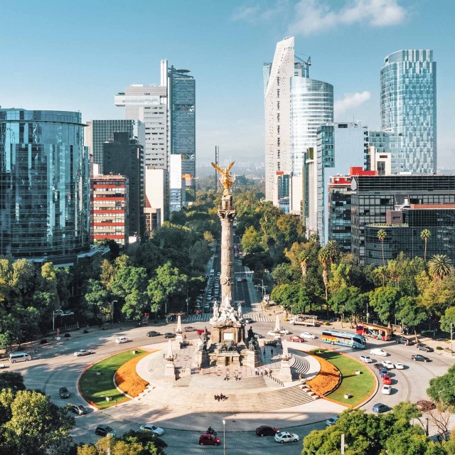 The city of Mexico City 