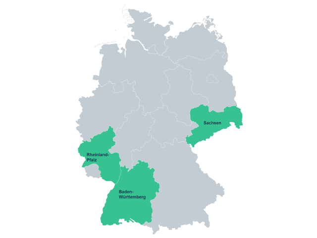 LBBW Öffentliche Hand: Die LBBW ist in Baden-Württemberg, Rheinlandpfalz und Sachsen tätig 