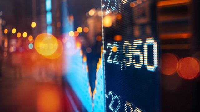 Stock Market Digital Stock Ticker