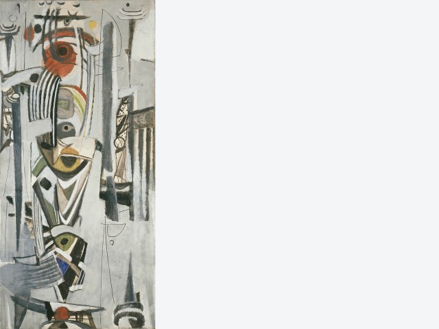 Max Ackermann: Hymne, 1930-37, Gemälde, Sammlung LBBW, VG Bild-Kunst