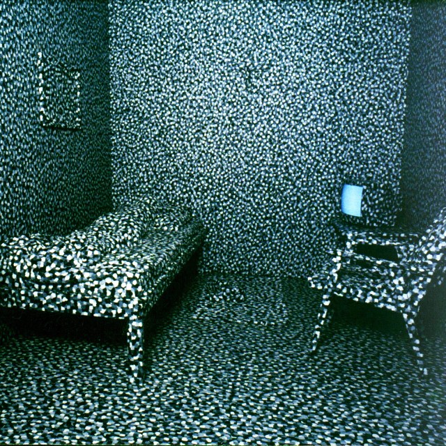 Volker Hildebrandt, Rosa Zimmer, 1997, Zuschnitt