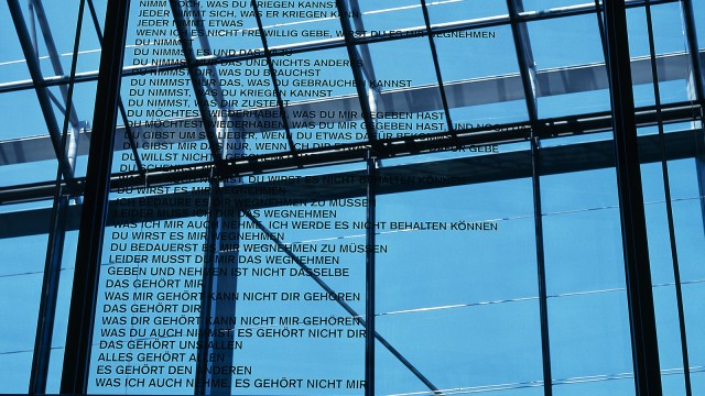 Thomas Locher Geben und Nehmen 1994-1997 Detail