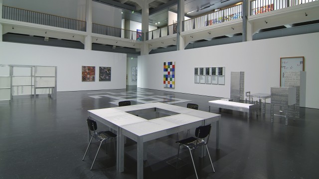 Ausstellungansicht Extended Thomas Locher Werke im ZKM Karlsruhe 
