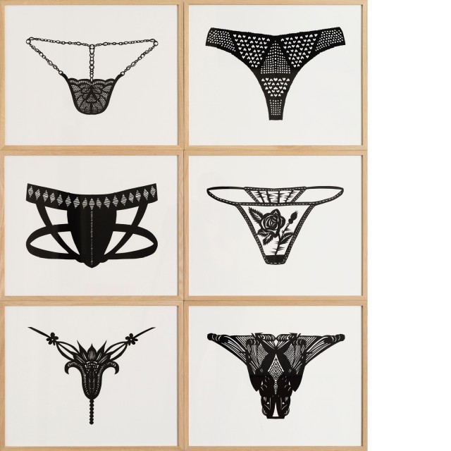 Sonja Yakovleva, Panties No. 12, No. 15, No. 23, No. 25, No. 28, No. 31, 2022, Photo: Roman M&auml;rz
