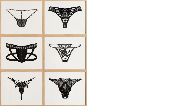Sonja Yakovleva, Panties No. 12, No. 15, No. 23, No. 25, No. 28, No. 31, 2022, Photo: Roman M&auml;rz