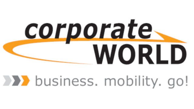 CorporateWorld Logo mit claim