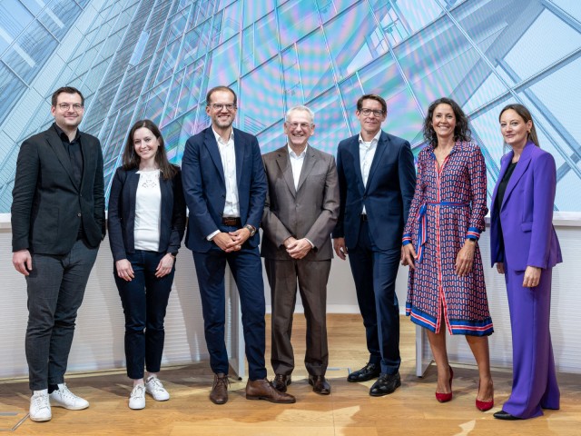 Eine Gruppe von LBBW Mitarbeitern beim ESG 2025