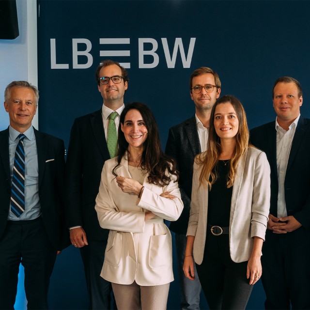 Eine Gruppe von LBBW Mitarbeitern beim ESG