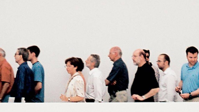 Besucher der LBBW Kunstsammlung 