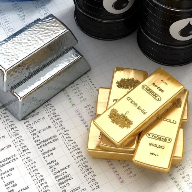 Gold, Silber, &Ouml;l Finanzdaten Preise Prognosen