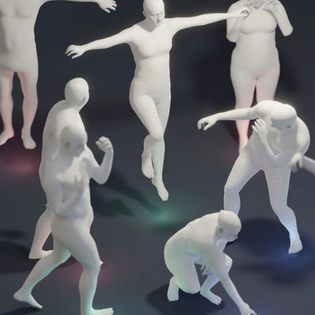 Meshcapade SMPL-K&ouml;rpermodell