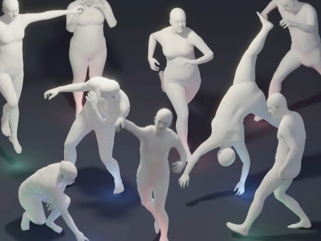 Meshcapade SMPL-K&ouml;rpermodell