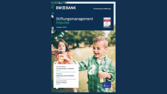 Cover Stiftungsmagazin Ausgabe 1 in 2026