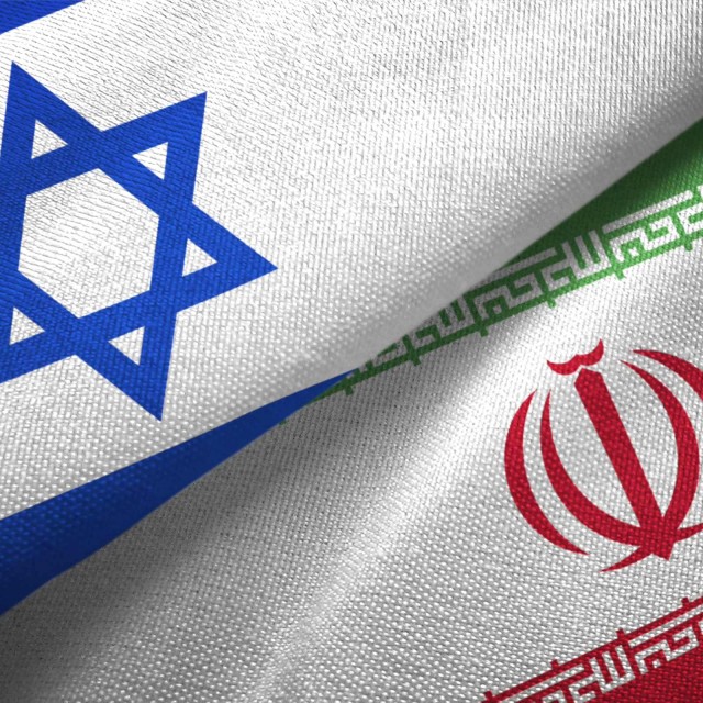 Israel Iran Flaggen