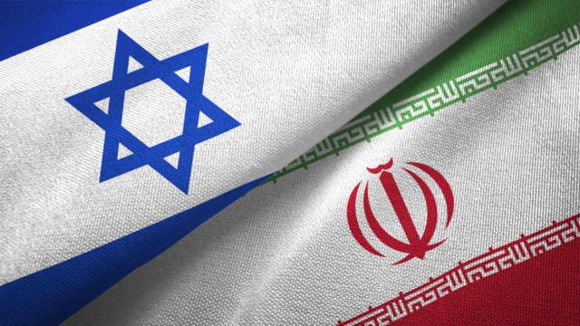 Israel Iran Flaggen