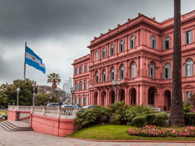 Casa Rosada, Plaza de Mayo, Buenos Aires, Argentinien