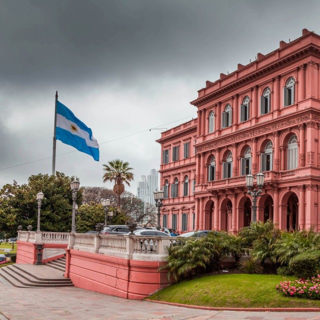 Casa Rosada, Plaza de Mayo, Buenos Aires, Argentinien