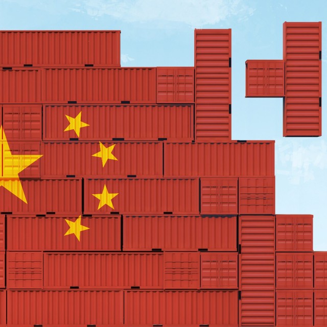 China Flagge Container