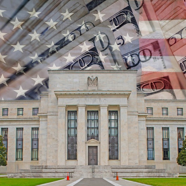 Fed Gebäude USA Washington Dollar