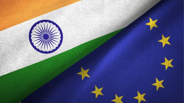 Indien EU Flagge