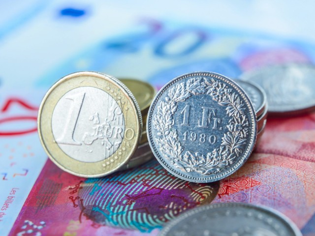 Schweizer Franken und Euro