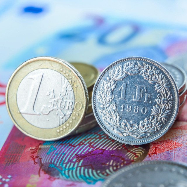 Schweizer Franken und Euro