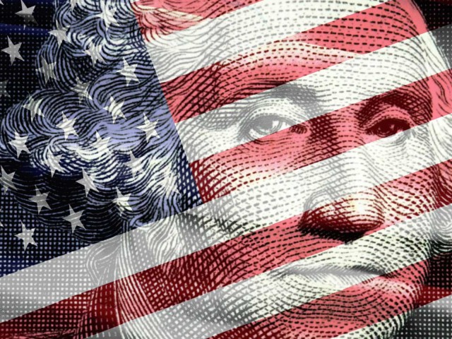 USA Dollar Flagge