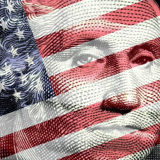 USA Dollar Flagge