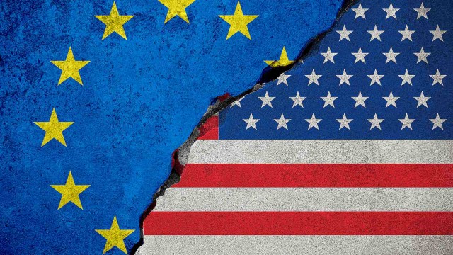 EU USA Flagge Konflikt