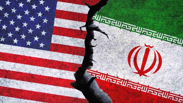 USA Iran Flagge Konflikt