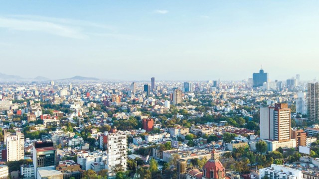 Blick über Mexiko Stadt