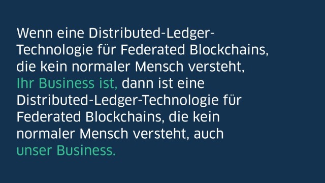 Distributed Ledger - Headline aus der LBBW-Kampagne "Ihr Business ist unser Business"