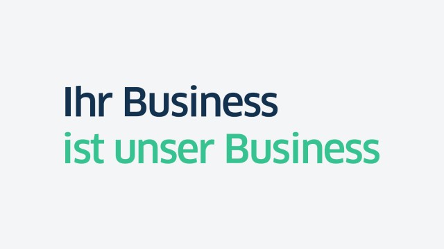Claim der LBBW-Kampagne "Ihr Business ist unser Business" 